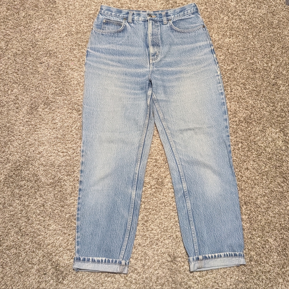 Lands' End Light Blue Straight Leg Jeans, 10